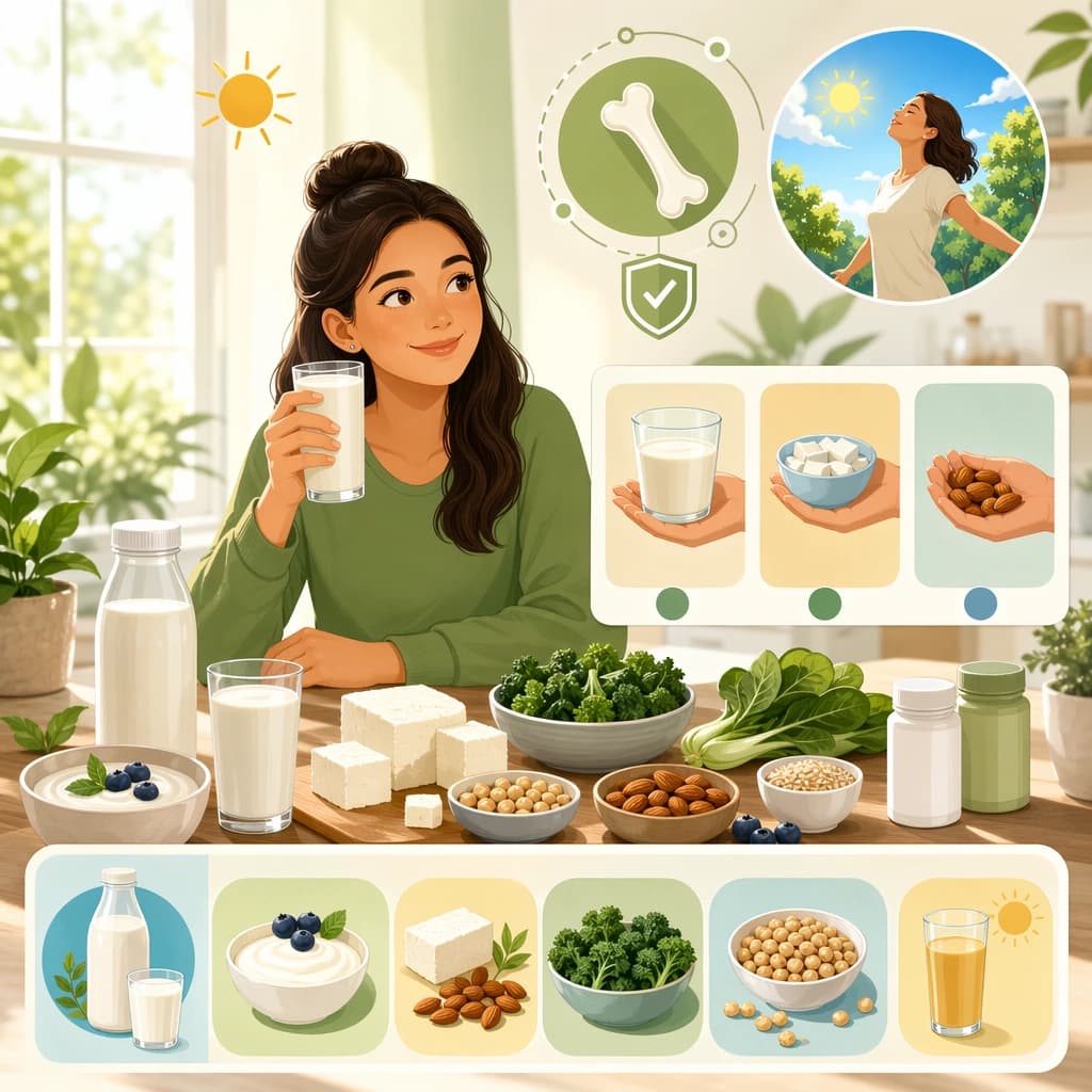 칼슘과 비타민 D 안내 이미지